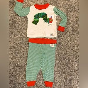 Very Hungry Caterpillar Pajama Set. 12 month